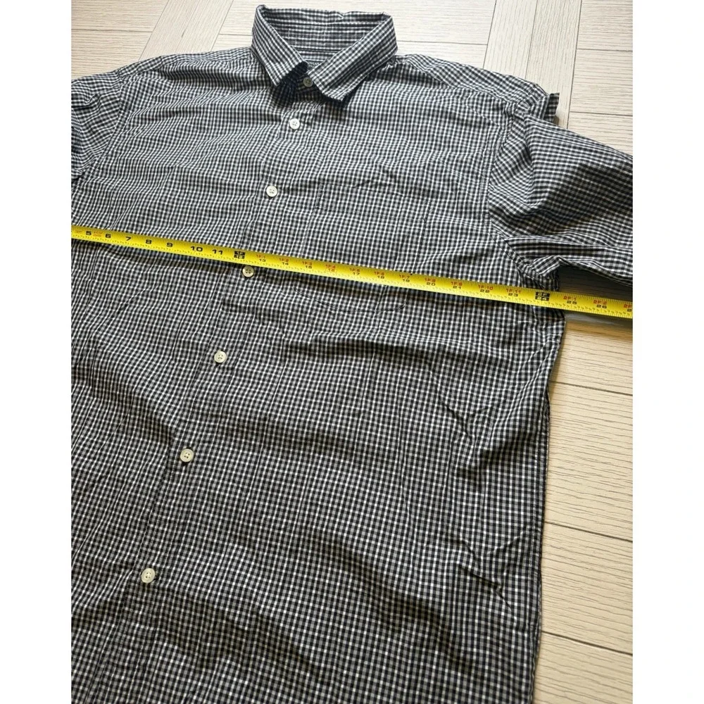 Banana Republic Men's XL Untucked Standard Fit Casual Button‎ Down Cotton Shirt